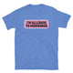 I'm Allergic To Mornings T-Shirt