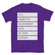 Committed Relationship Bank Account T-Shirt