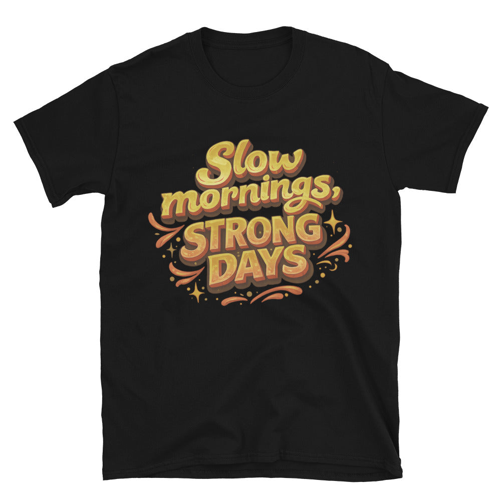 Slow Mornings, Strong Days T-Shirt