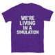 We're Living In A Simulation T-Shirt