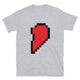 Half Pixel Heart (Left) T-Shirt