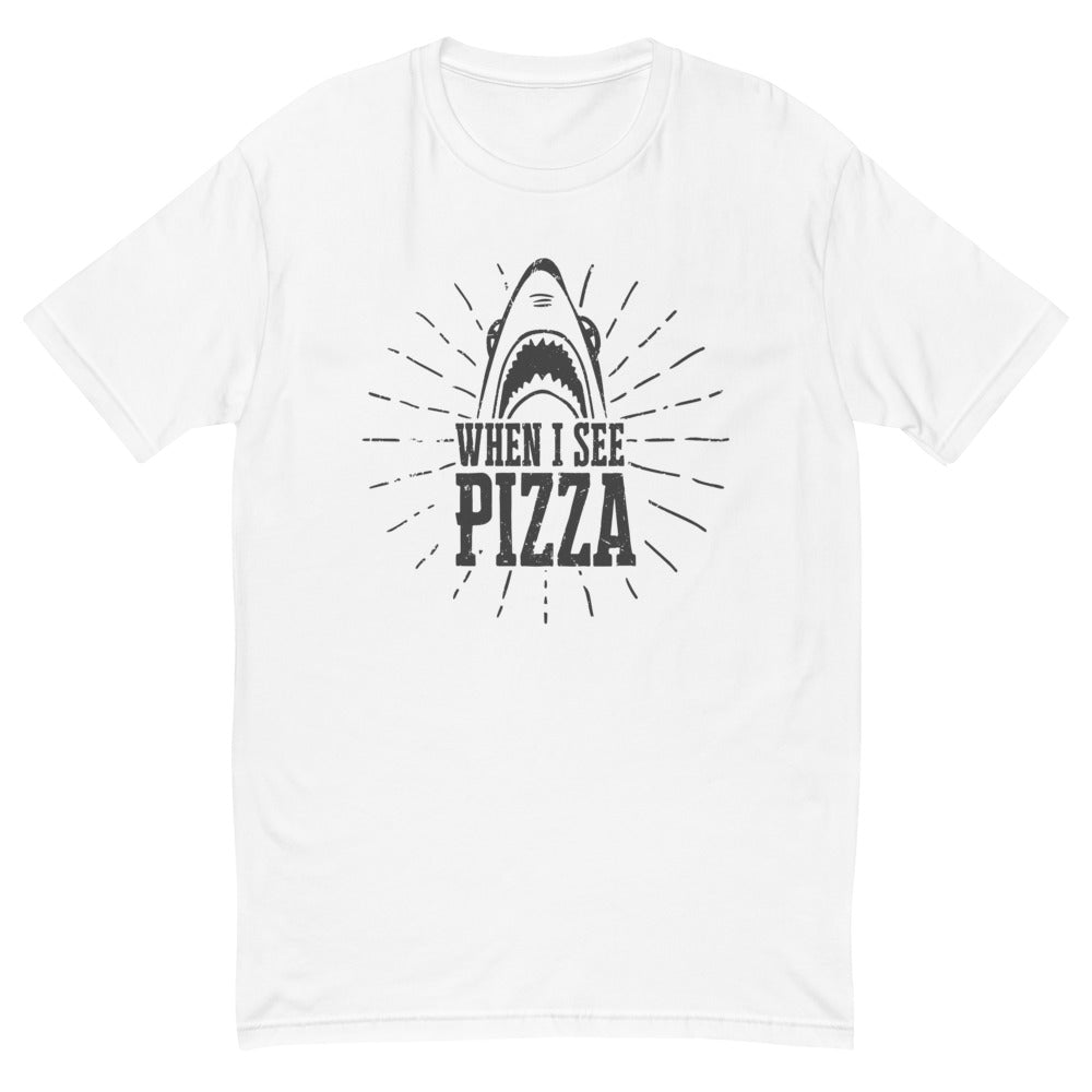 B/W PIZZA & BAR T-SHIRT - WHITE